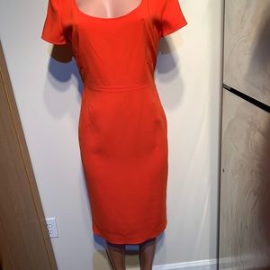 Diane Von Furstenberg orange dress